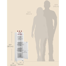 Tumba Vasagle BBC310W01 (White) Thumb