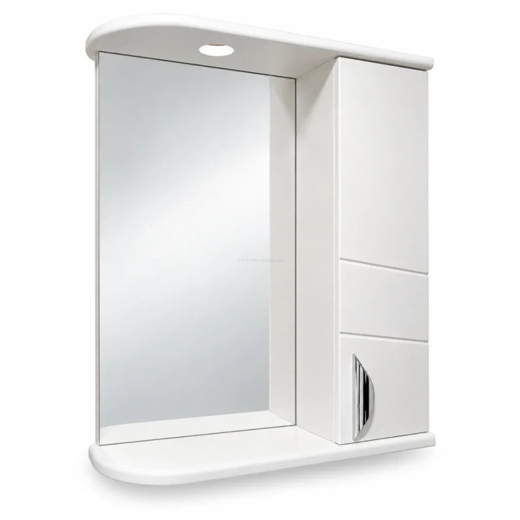 Dulap cu oglinda Vasto Furniture Alpin 600mm (Beige Matte)