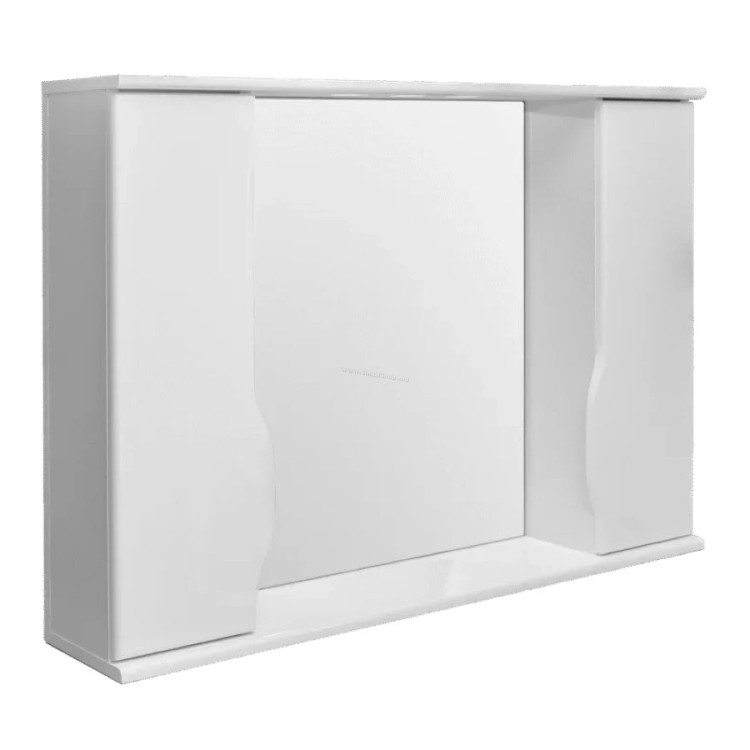 Шкаф с зеркалом Vasto Furniture Print 1000mm (White)