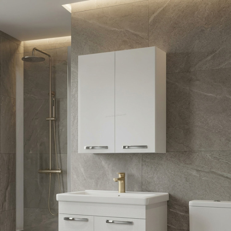 Dulap de baie Vasto Furniture Agat 600x800 (White)