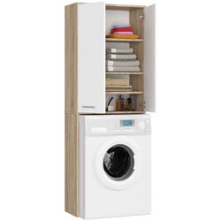 Dulap Akord Fin 180 2D (Sonoma Oak/White) Thumb