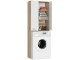 Dulap Akord Fin 180 2D (Sonoma Oak/White)