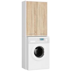 Dulap Akord Fin 180 2D (White/Sonoma Oak) Thumb