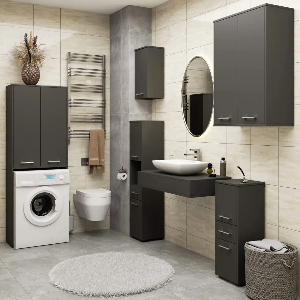 Шкаф Akord Fin 180 (Graphite Grey)