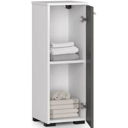 Dulap Akord Fin S30 1D (White/Graphite Gray) Thumb