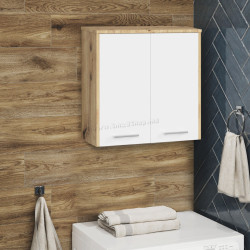 Dulap suspendat Akord Fin 60cm 2D (Artisan Oak/White)