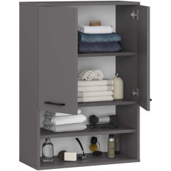 Dulap suspendat Akord Fin H934 W64 2D 1P (Graphite Grey) Thumb