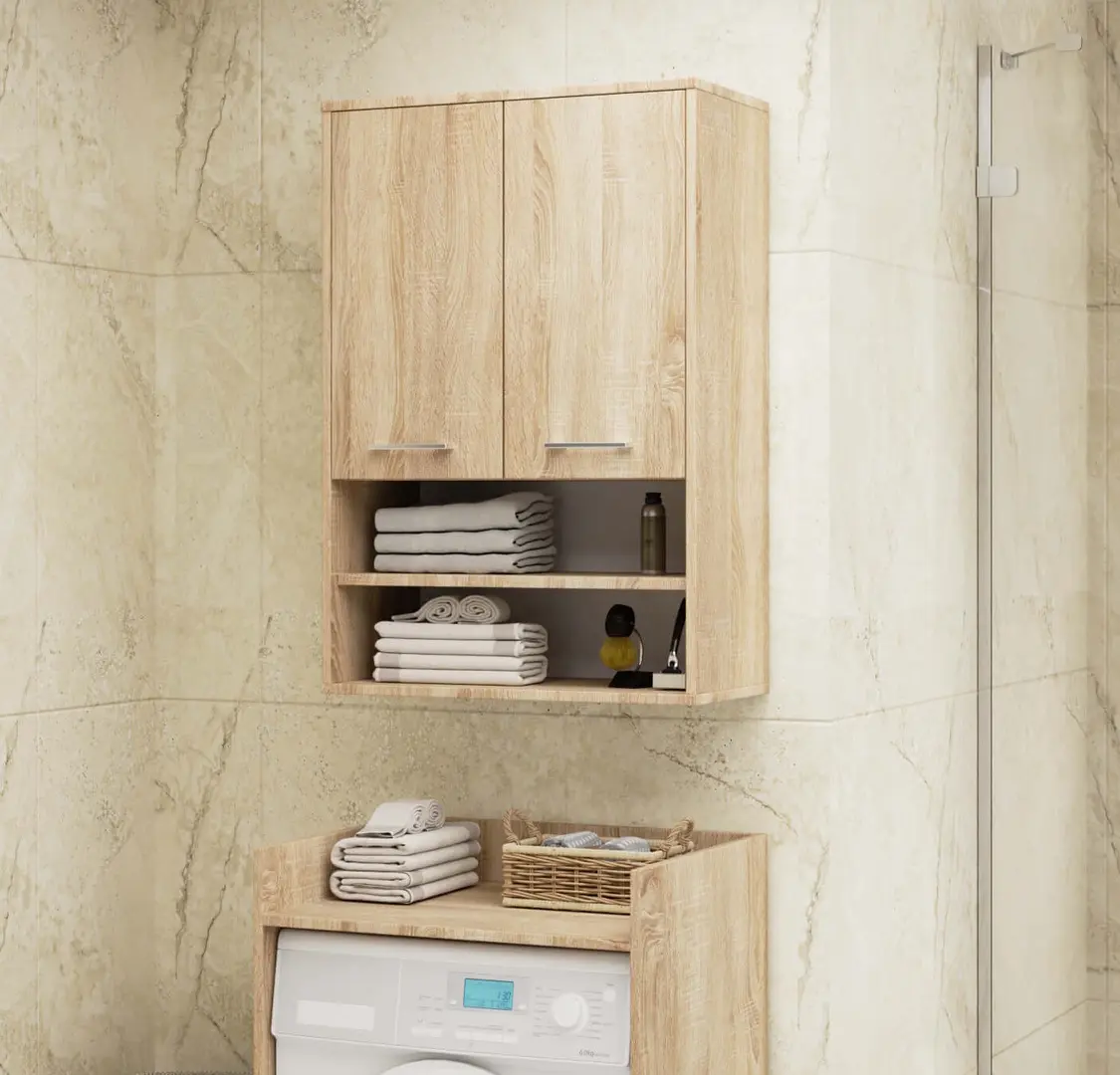 Dulap suspendat Akord Fin H934 W64 2D 1P (Sonoma Oak)