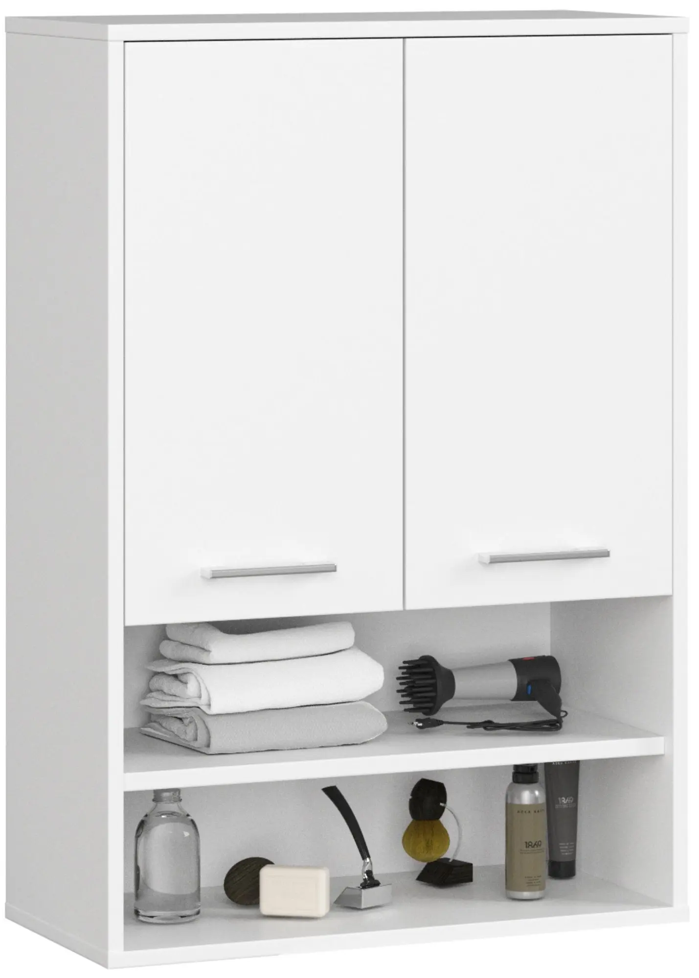 Dulap suspendat Akord Fin H934 W64 2D 1P (White)