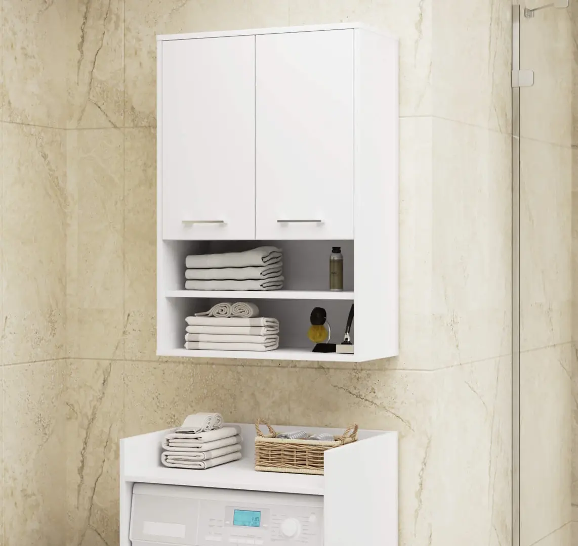 Dulap suspendat Akord Fin H934 W64 2D 1P (White)