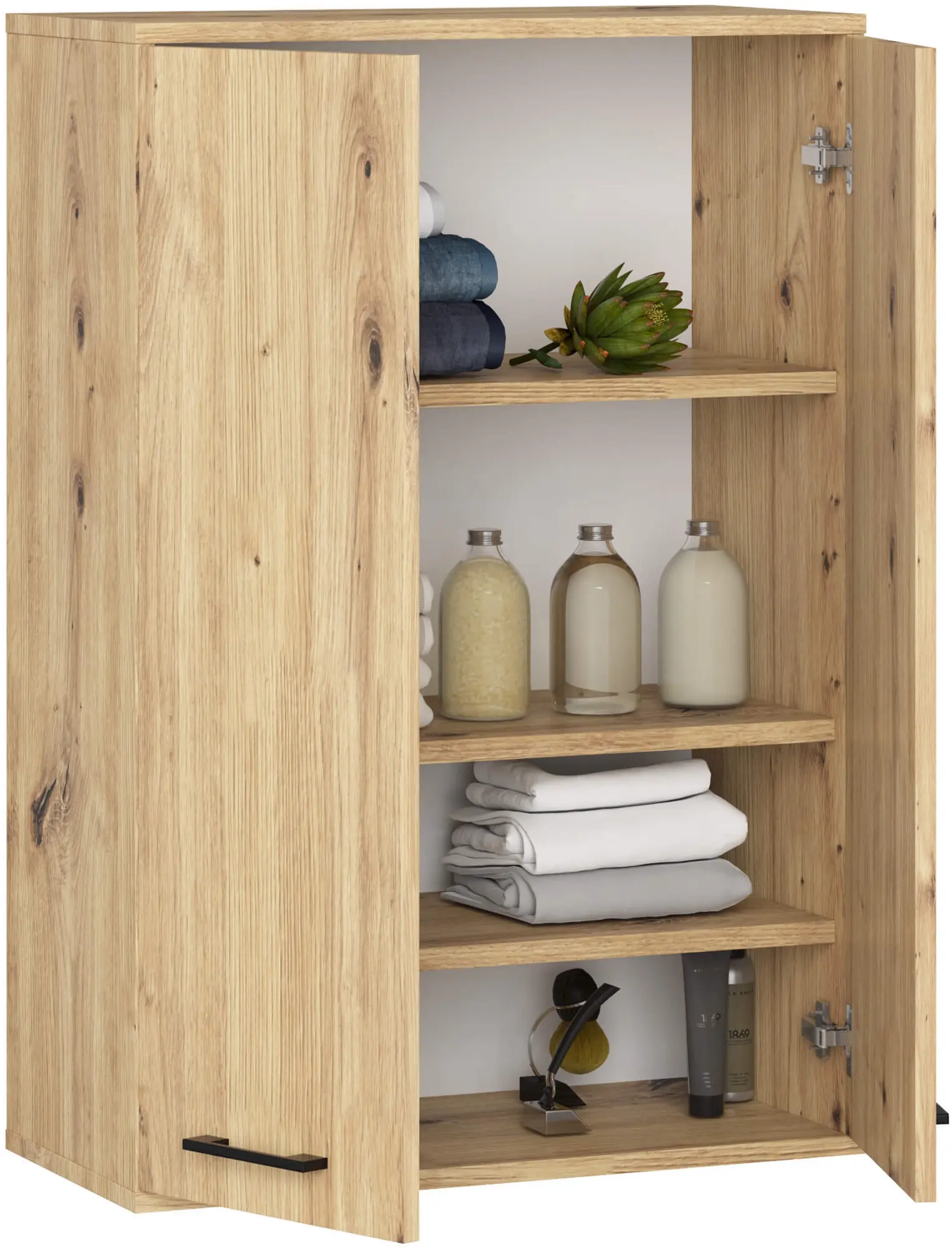 Шкафчик подвесной Akord Fin H934 W64 2D (Artisan Oak)