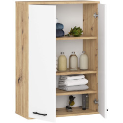 Dulap suspendat Akord Fin H934 W64 2D (Artisan Oak/White) Thumb
