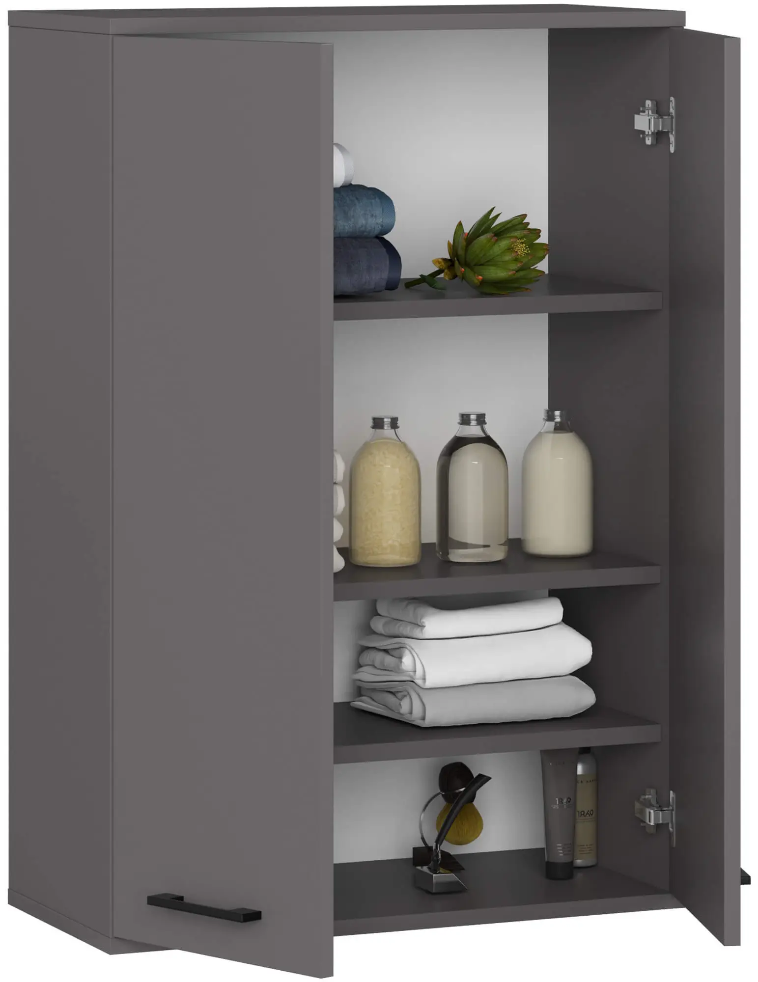 Dulap suspendat Akord Fin H934 W64 2D (Graphite Grey)