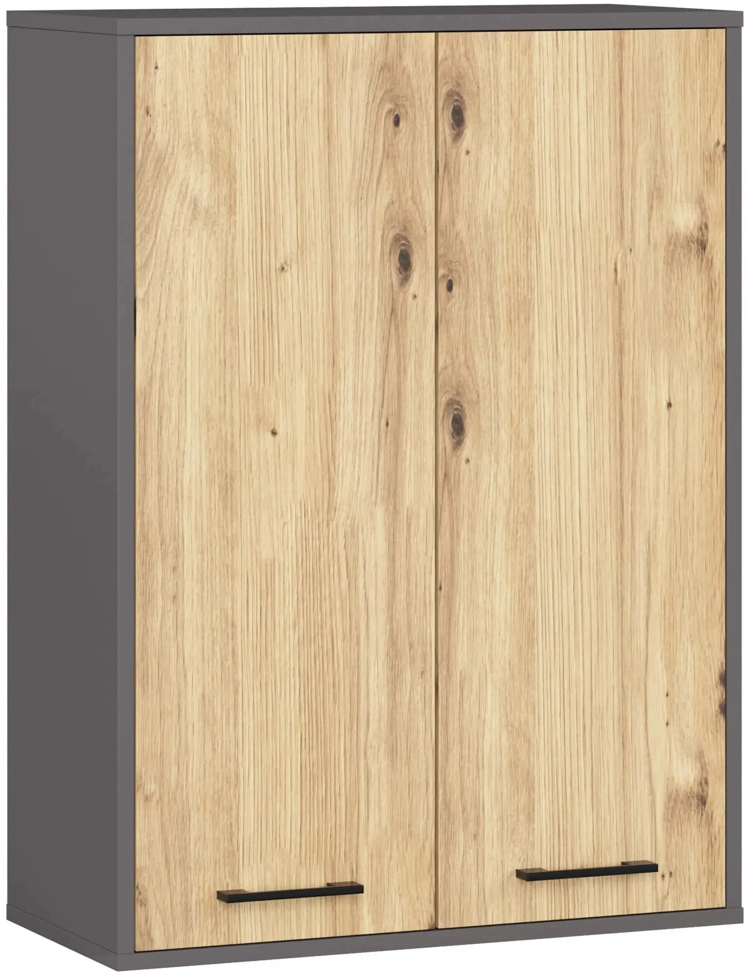 Dulap suspendat Akord Fin H934 W64 2D (Graphite Grey/Artisan Oak)
