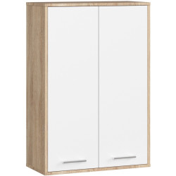 Шкафчик подвесной Akord Fin H934 W64 2D (Sonoma Oak/White) Thumb