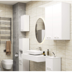 Шкафчик подвесной Akord Fin H934 W64 2D (White) Thumb