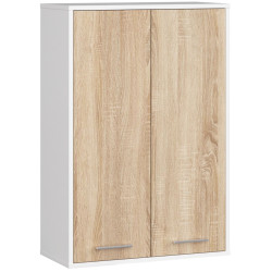 Dulap suspendat Akord Fin H934 W64 2D (White/Sonoma Oak) Thumb