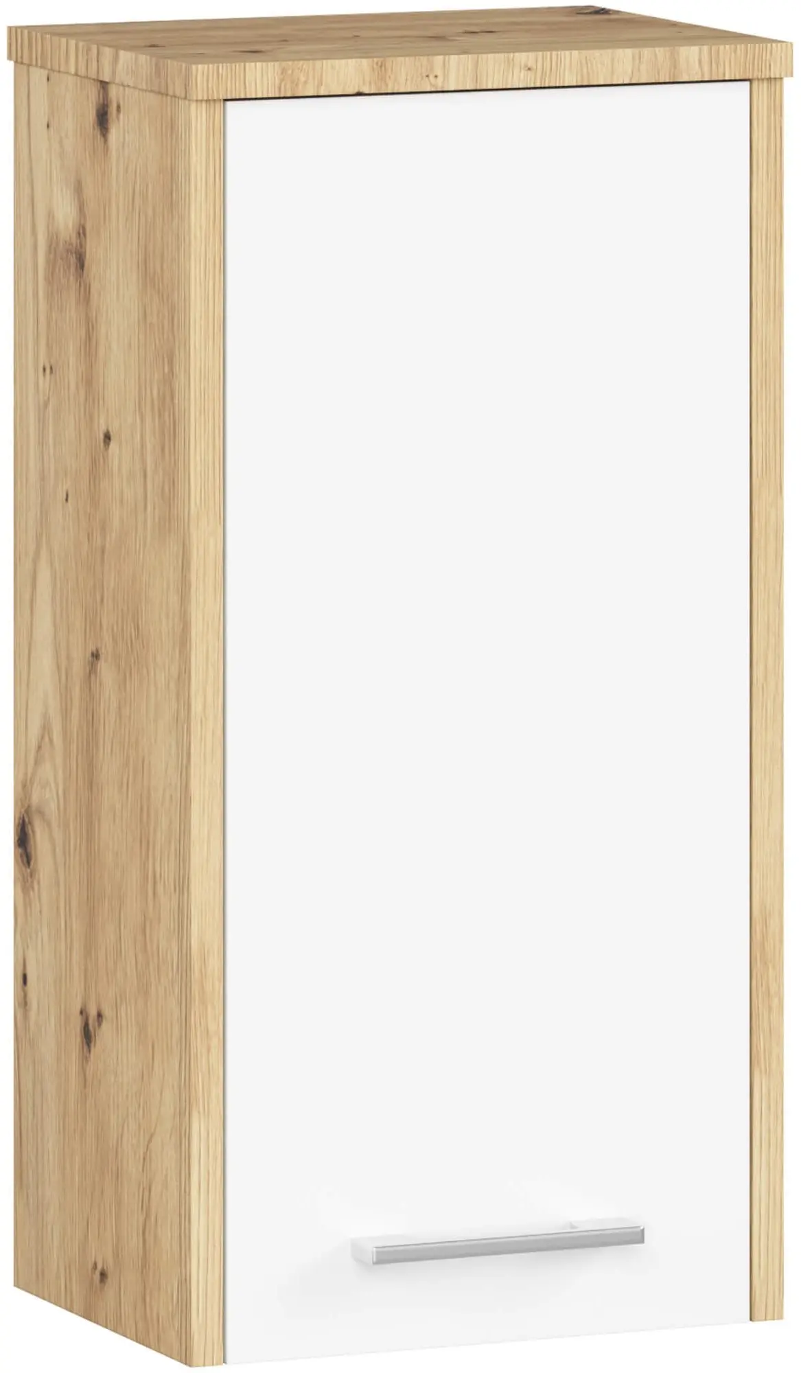 Dulap suspendat Akord Fin W30 1D (Artisan Oak/White)