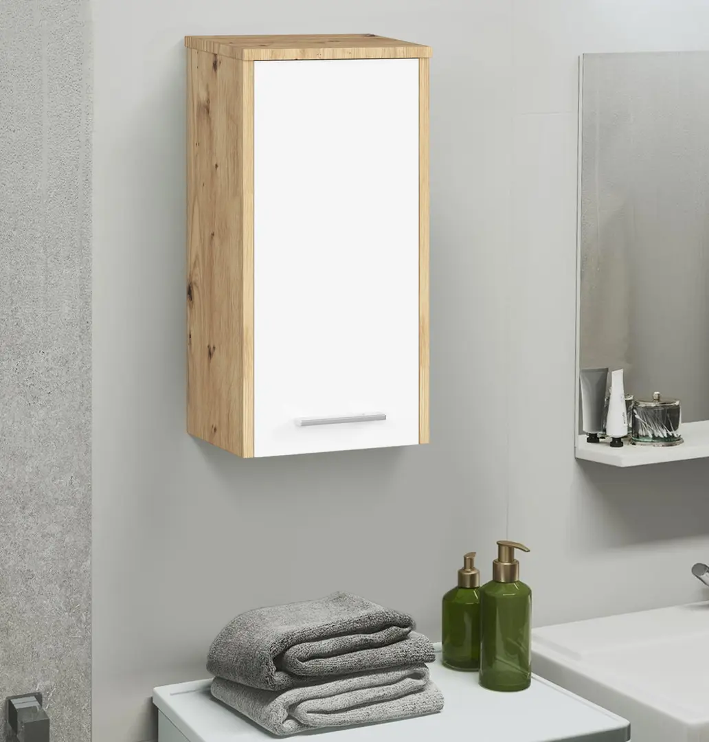 Dulap suspendat Akord Fin W30 1D (Artisan Oak/White)