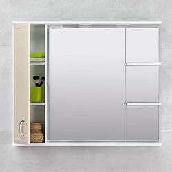 Dulap cu oglinda Bayro Allure 1000x750 Left (Beige) Thumb