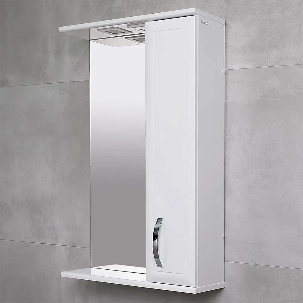 Dulap cu oglinda Bayro Allure 550x750 Right (White)