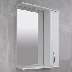 Dulap cu oglinda Bayro Allure 600x750 Right (White) Thumb