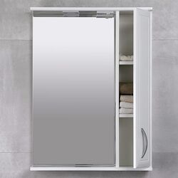 Dulap cu oglinda Bayro Allure 600x750 Right (White) Thumb