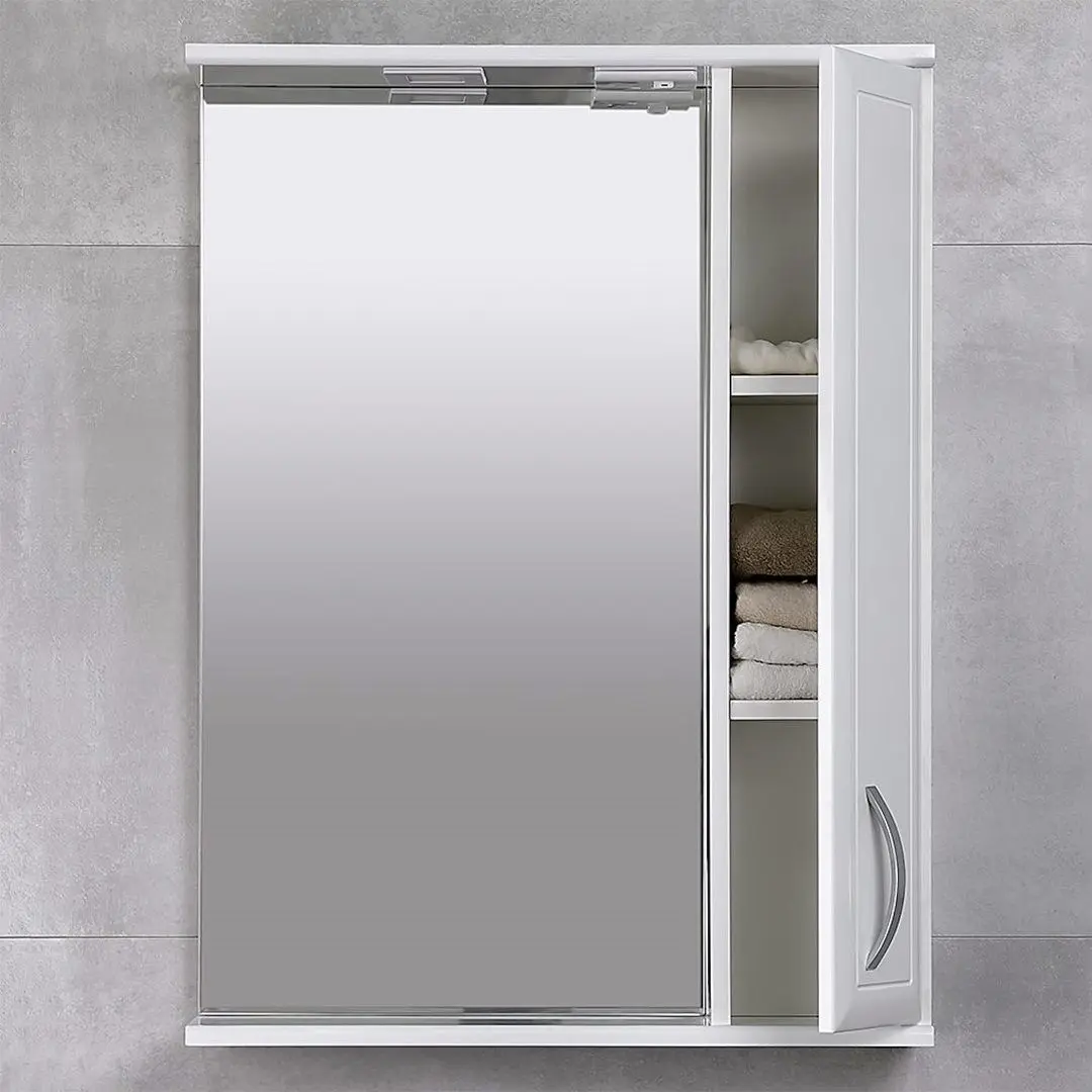 Dulap cu oglinda Bayro Allure 600x750 Right (White) - 4