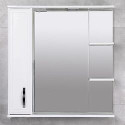 Dulap cu oglinda Bayro Allure 800x750 Left (White)