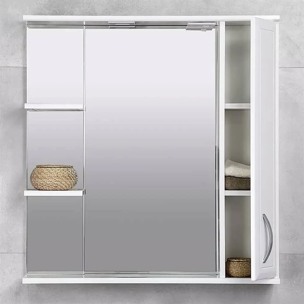 Dulap cu oglinda Bayro Allure 800x750 Right (White)