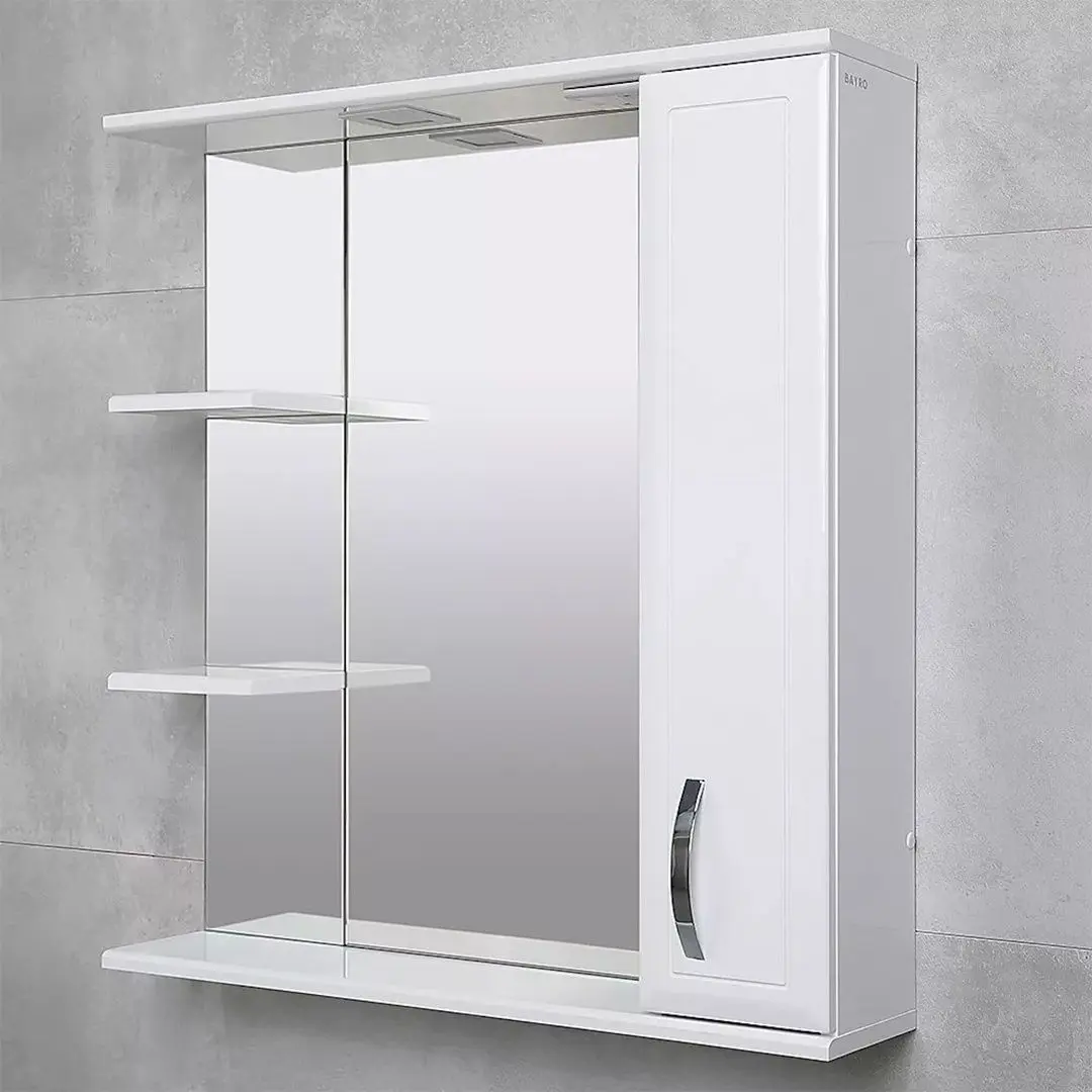 Dulap cu oglinda Bayro Allure 800x750 Right (White) - 2