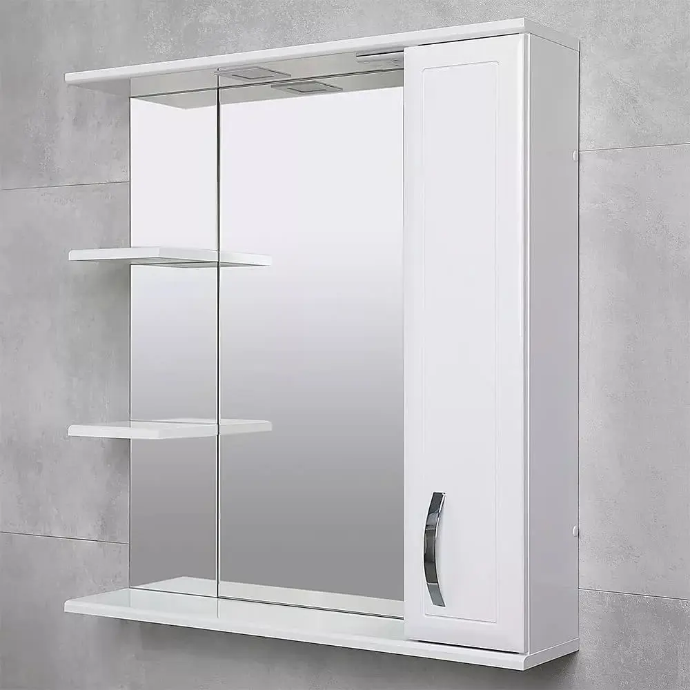 Dulap cu oglinda Bayro Allure 800x750 Right (White)