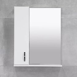 Dulap cu oglinda Bayro Bris 600x750 Left (White)