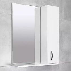 Dulap cu oglinda Bayro Bris 600x750 Right (White) Thumb