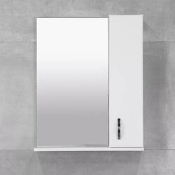 Dulap cu oglinda Bayro Bris 600x750 Right (White)