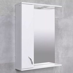 Dulap cu oglinda Bayro Dalas 600x750 Left (White)