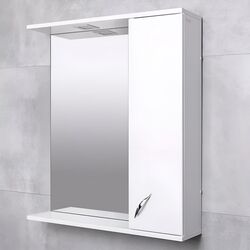 Dulap cu oglinda Bayro Dalas 750x750 (White) Thumb