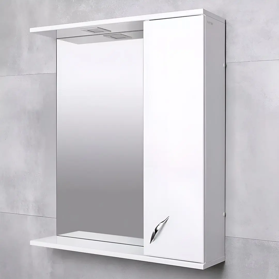 Dulap cu oglinda Bayro Dalas 750x750 (White) - 3