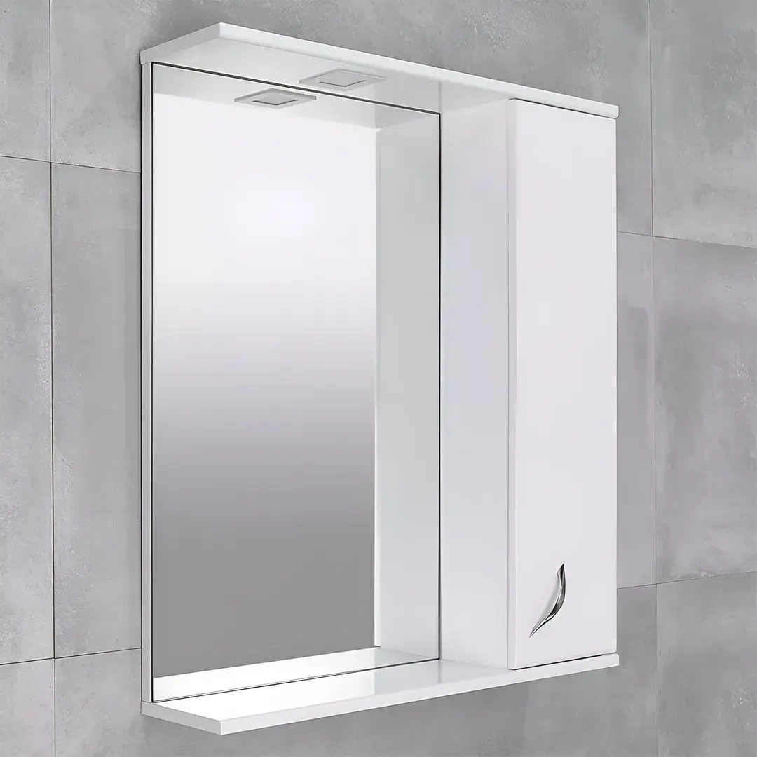 Dulap cu oglinda Bayro Dalas 750x750 (White) - 4