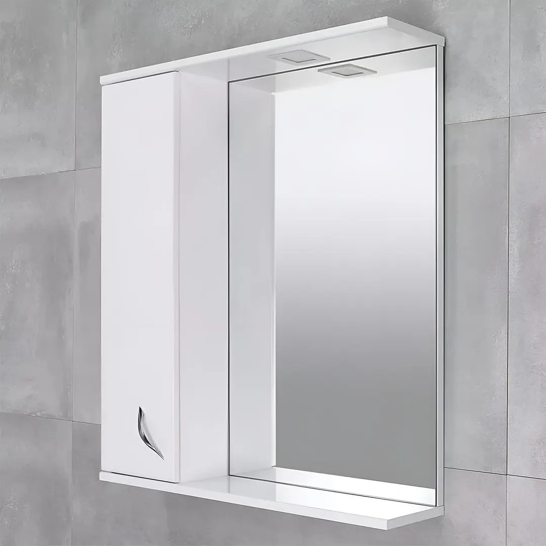 Dulap cu oglinda Bayro Dalas 750x750 (White) - 3