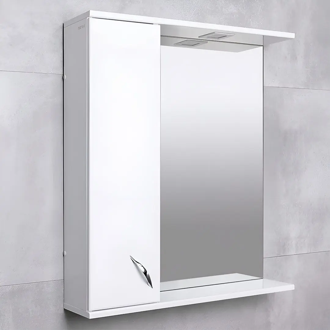 Dulap cu oglinda Bayro Dalas 750x750 (White) - 4