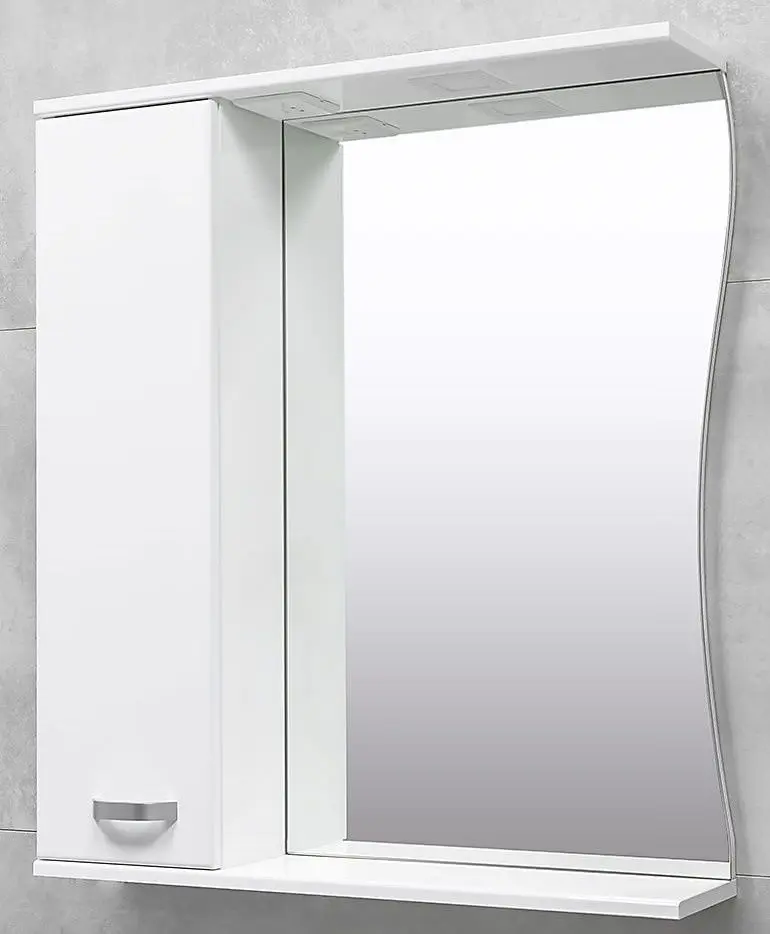 Dulap cu oglinda Bayro Demo 750x750 (White) - 2