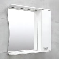 Шкаф с зеркалом Bayro Demo 860x750 (White) Thumb