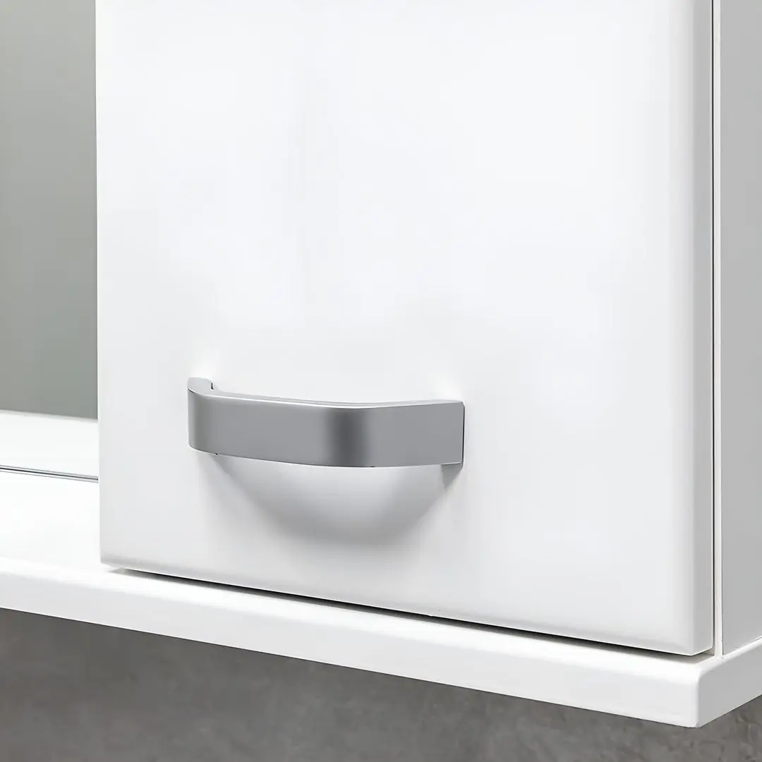 Шкаф с зеркалом Bayro Demo 860x750 (White) - 4