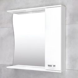 Шкаф с зеркалом Bayro Demo 860x750 (White) Thumb
