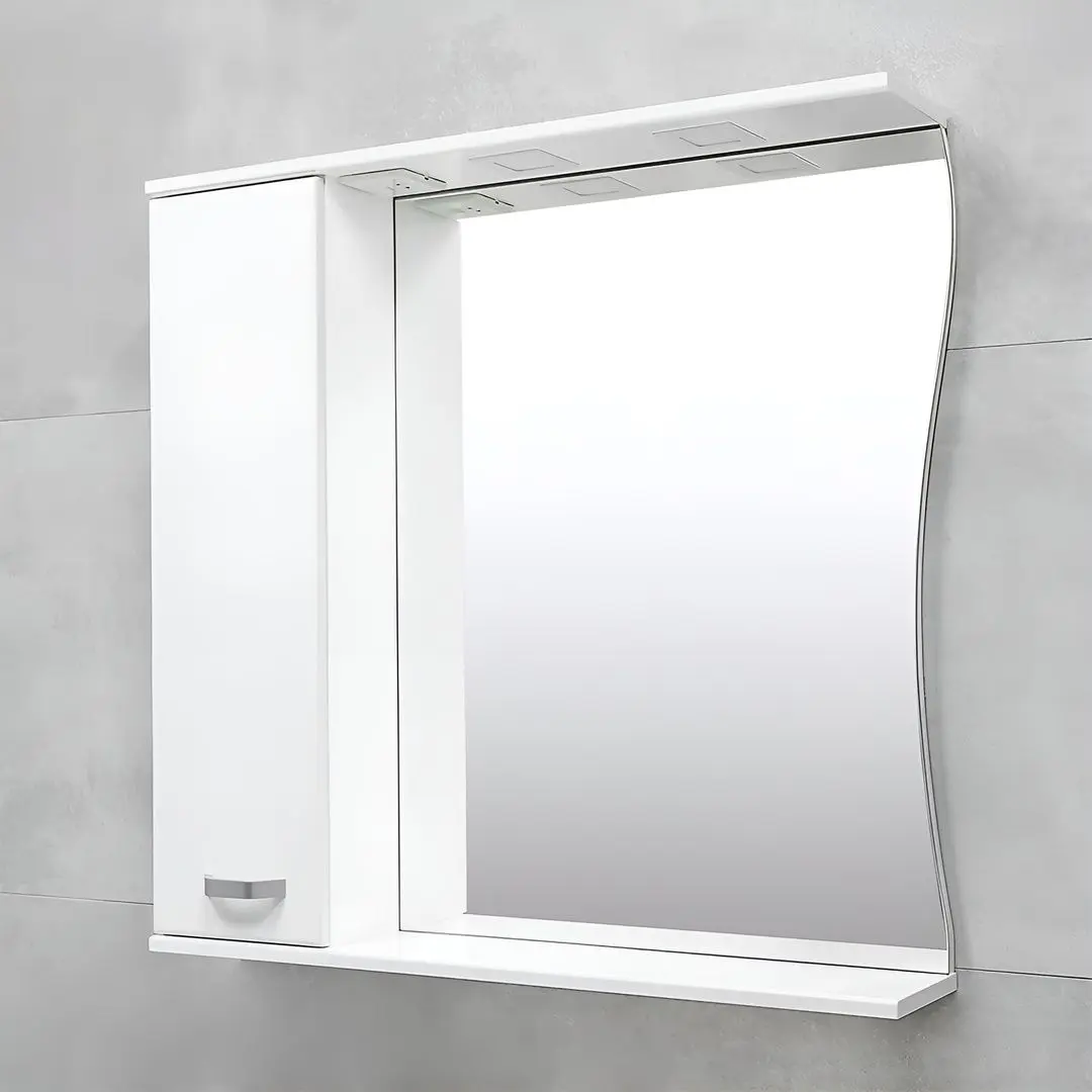 Dulap cu oglinda Bayro Demo 860x750 (White) - 2