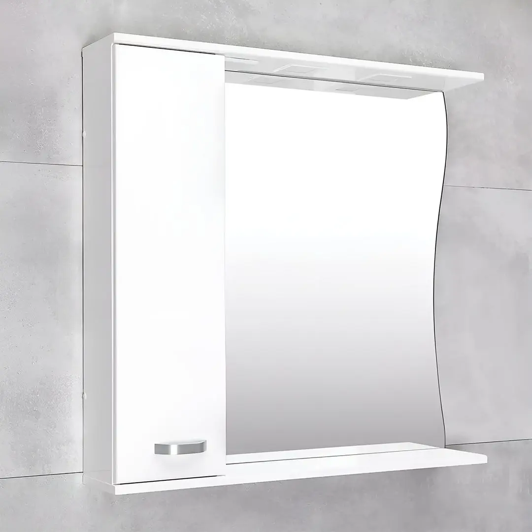 Dulap cu oglinda Bayro Demo 860x750 (White) - 3