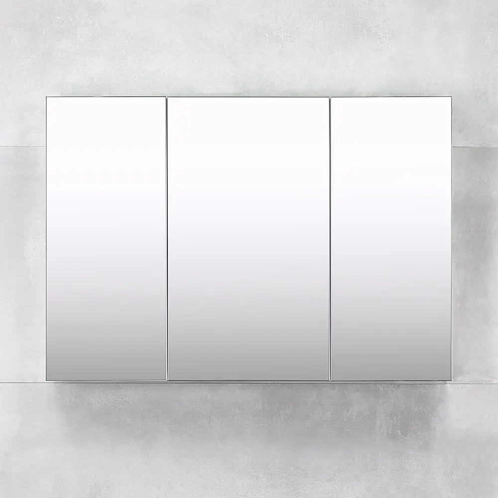 Шкаф с зеркалом Bayro Dorado 1000x700 (Concrete Chicago Dark)