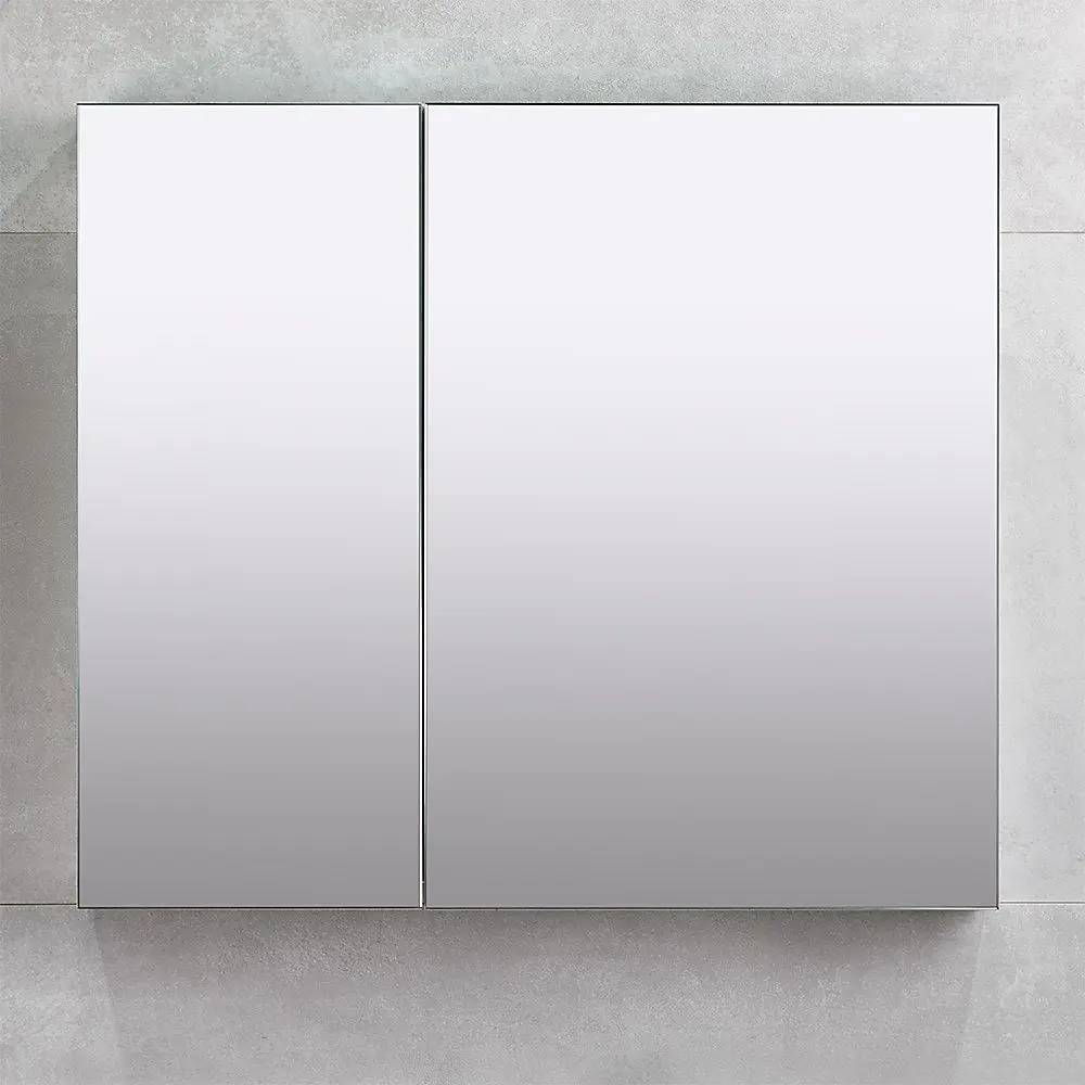 Dulap cu oglinda Bayro Dorado 800x700 (Concrete Chicago Dark)