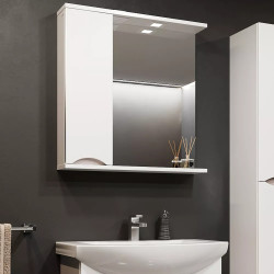 Dulap cu oglinda Bayro Elara 750x750 Left (White) Thumb